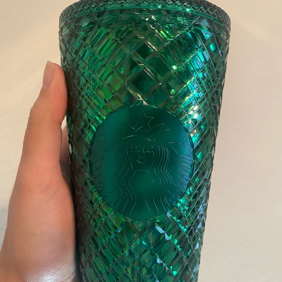 NWT Green Jeweled Grande Starbucks Tumbler - Picture 2 of 3